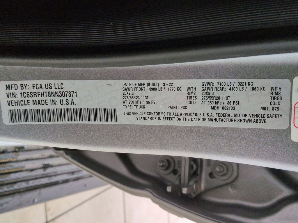 2022 RAM 1500 Limited Crew Cab 4x4 5'7" Box