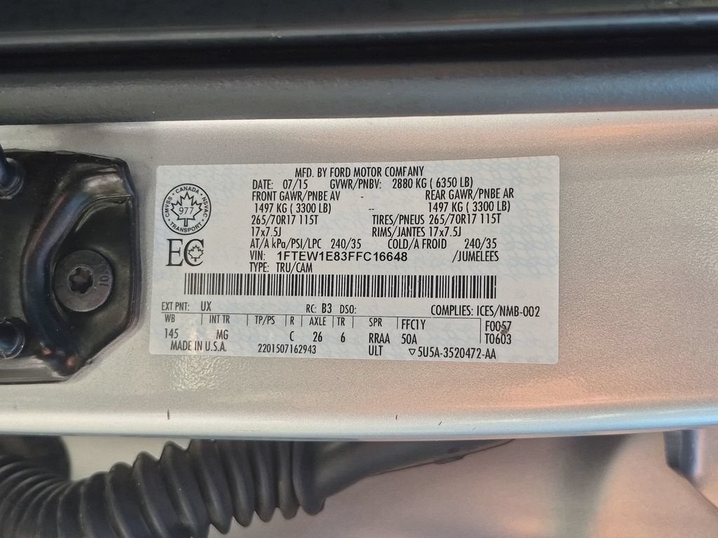 2015 Ford F-150 XLT