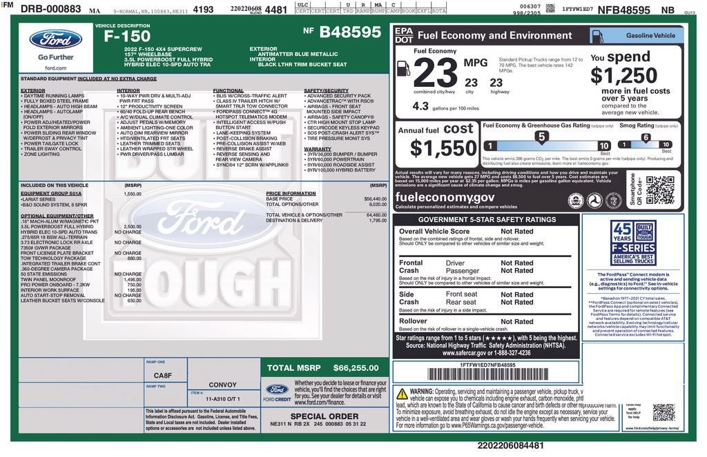 2022 Ford F-150 LARIAT