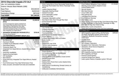 2016 Chevrolet Impala LTZ