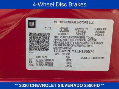 2020 Chevrolet Silverado 2500 HD LTZ