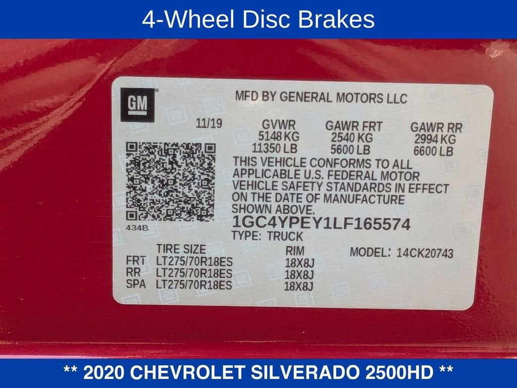 2020 Chevrolet Silverado 2500 HD LTZ