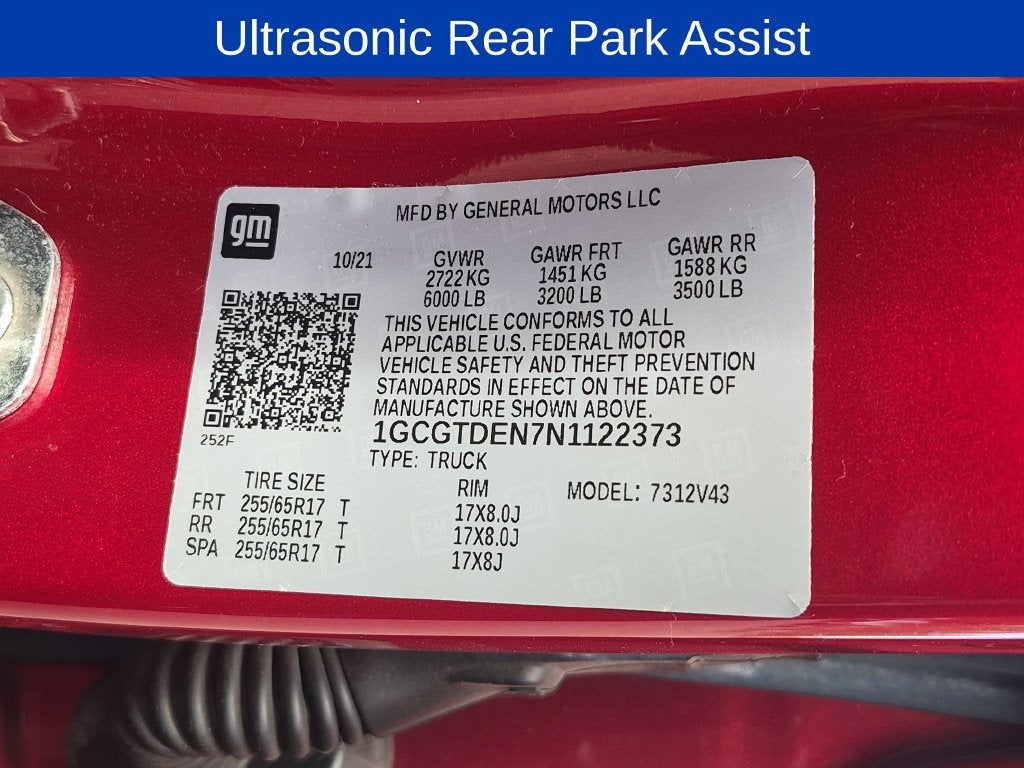 2022 Chevrolet Colorado 4WD Z71
