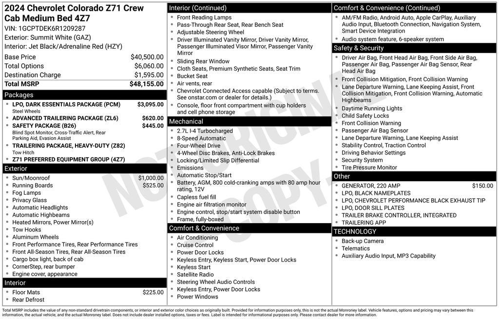 2024 Chevrolet Colorado Z71