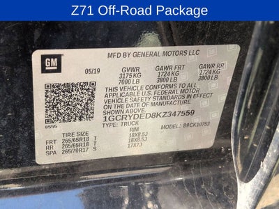 2019 Chevrolet Silverado 1500 LT