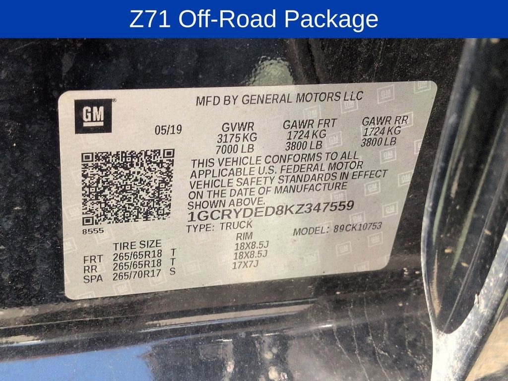 2019 Chevrolet Silverado 1500 LT