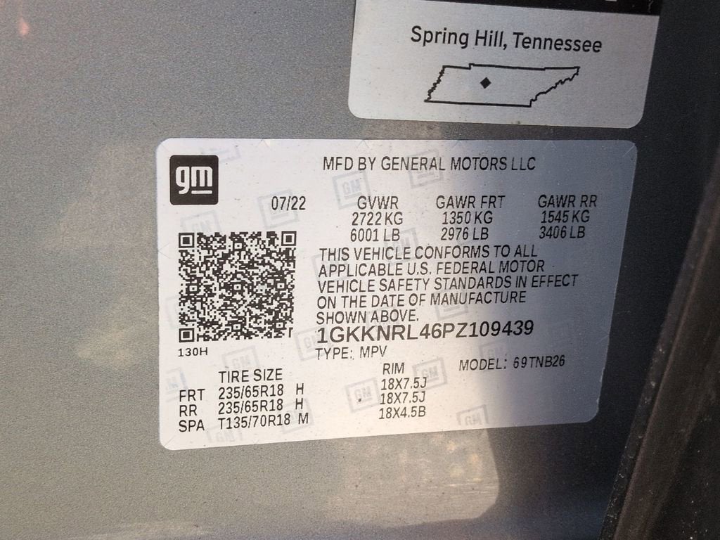 2023 GMC Acadia SLE