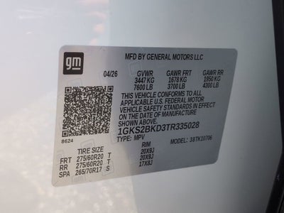 2026 GMC Yukon Elevation