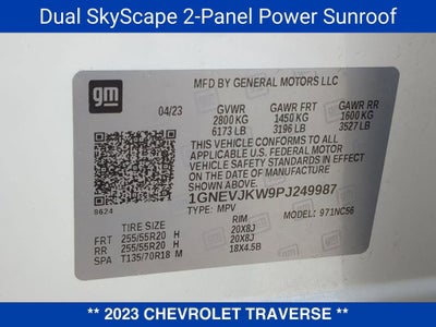 2023 Chevrolet Traverse RS