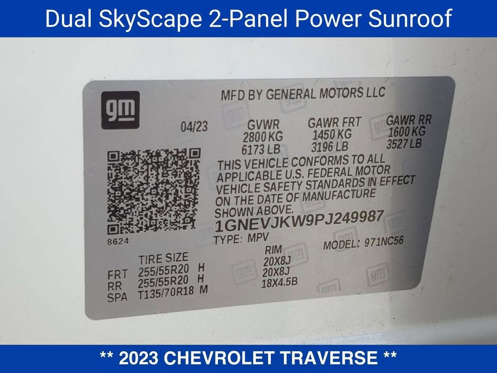 2023 Chevrolet Traverse RS