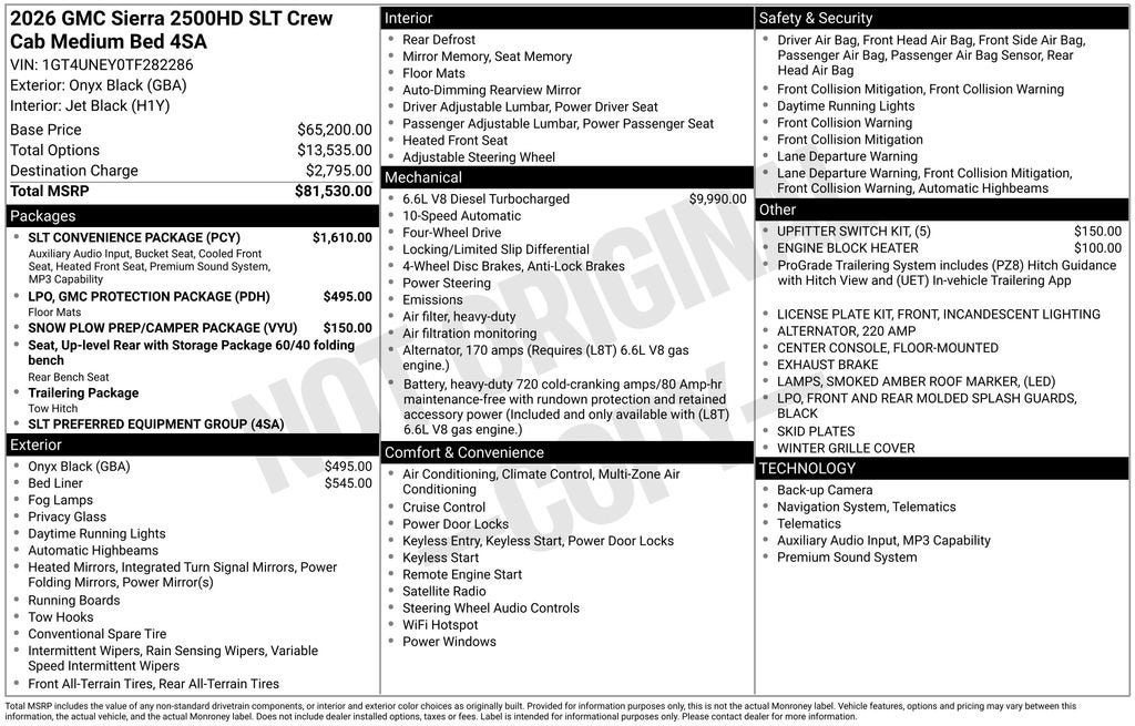 2026 GMC Sierra 2500 HD SLT