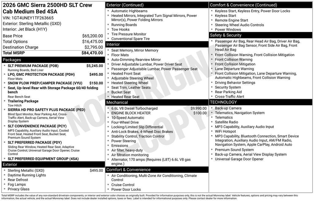 2026 GMC Sierra 2500 HD SLT