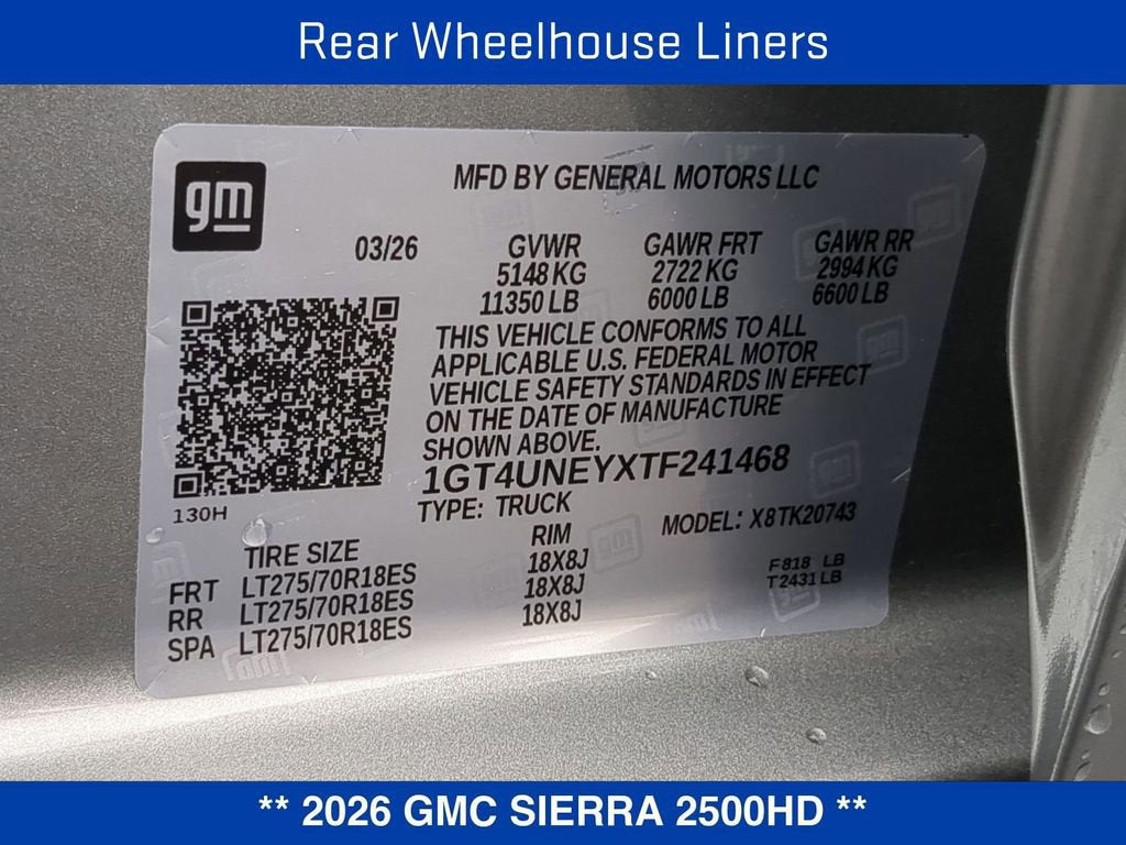 2026 GMC Sierra 2500 HD SLT