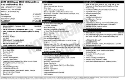 2026 GMC Sierra 2500 HD Denali