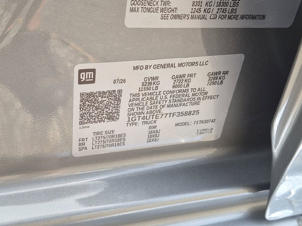 2026 GMC Sierra 3500 HD SLE