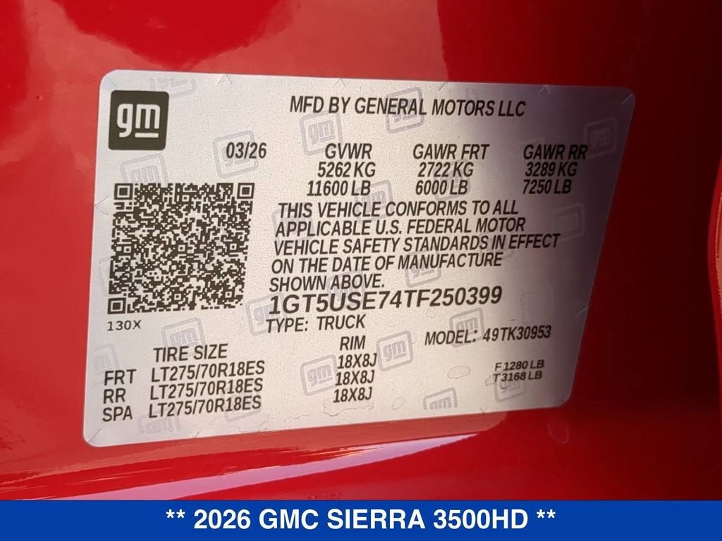 2026 GMC Sierra 3500 HD Pro