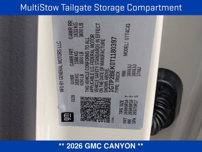 2026 GMC Canyon Elevation