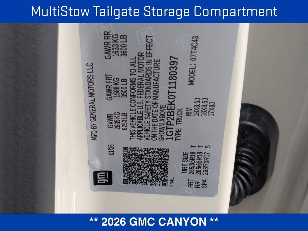 2026 GMC Canyon Elevation