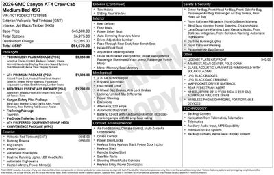 2026 GMC Canyon AT4