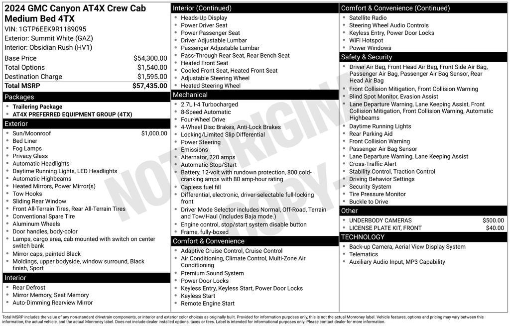 2024 GMC Canyon AT4X