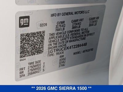 2026 GMC Sierra 1500 Elevation