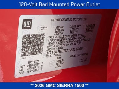 2026 GMC Sierra 1500 SLE