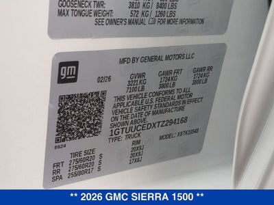2026 GMC Sierra 1500 Elevation