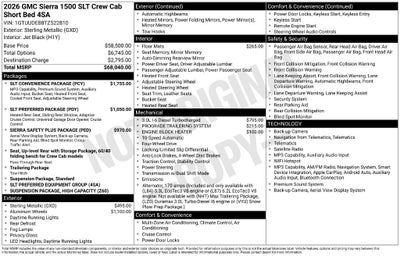 2026 GMC Sierra 1500 SLT