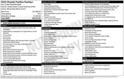 2023 Chrysler Pacifica Touring L