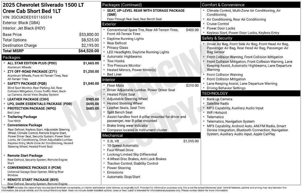 2025 Chevrolet Silverado 1500 LT