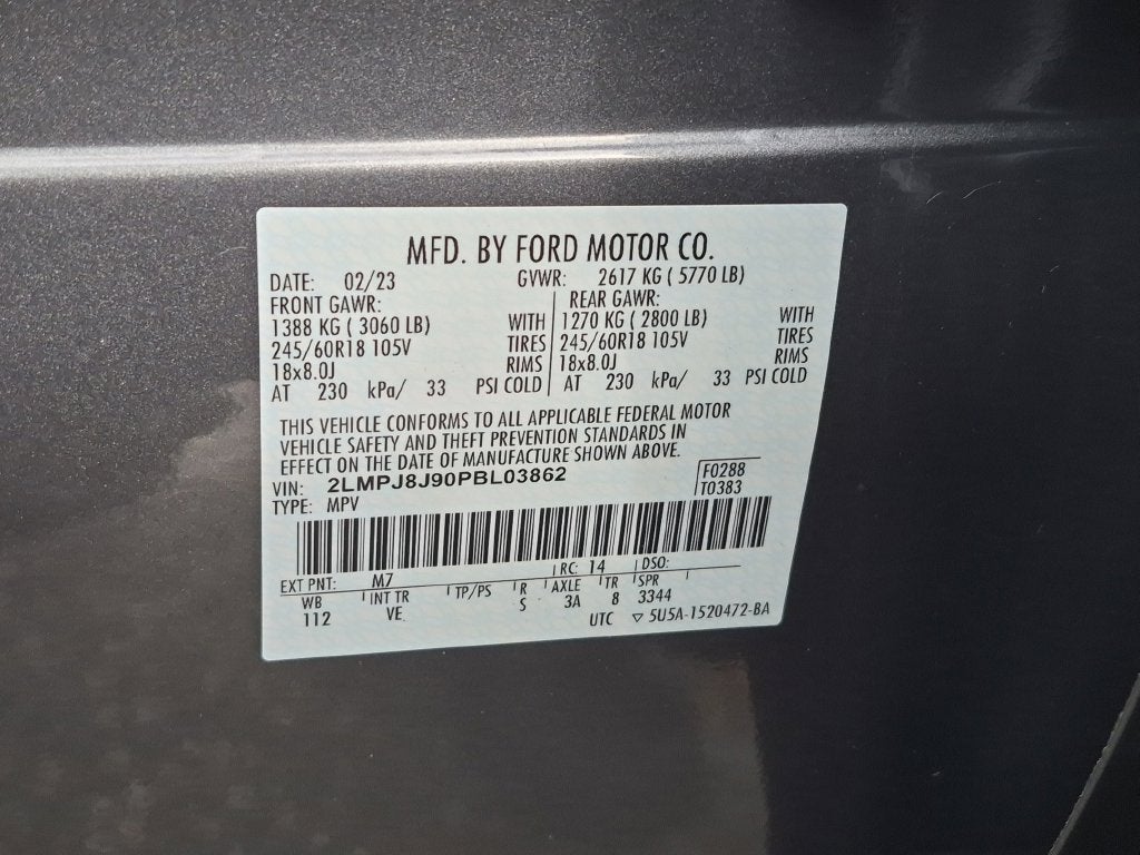 2023 Lincoln Nautilus Standard