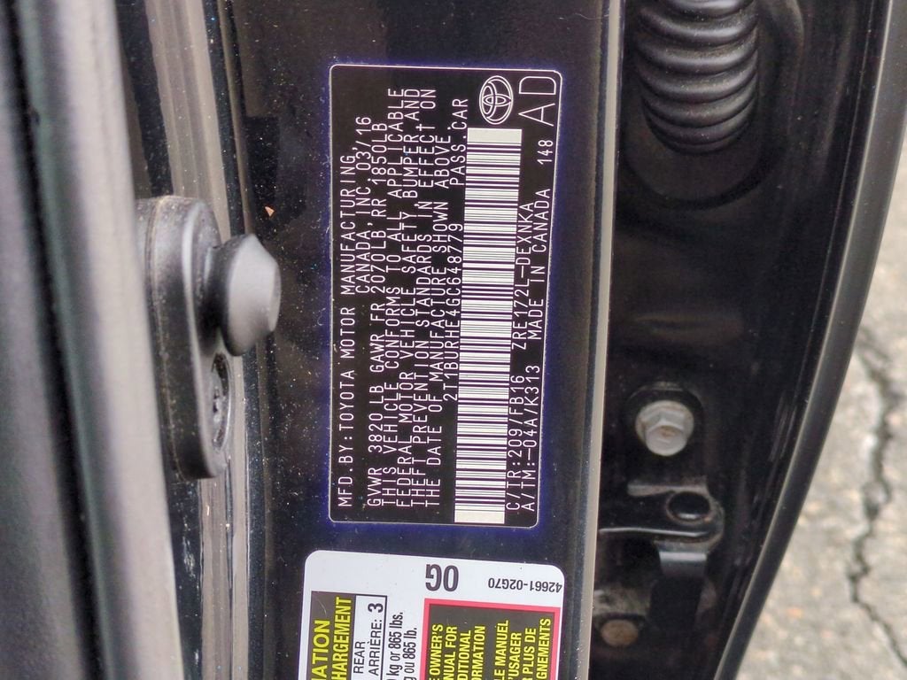 2016 Toyota Corolla LE