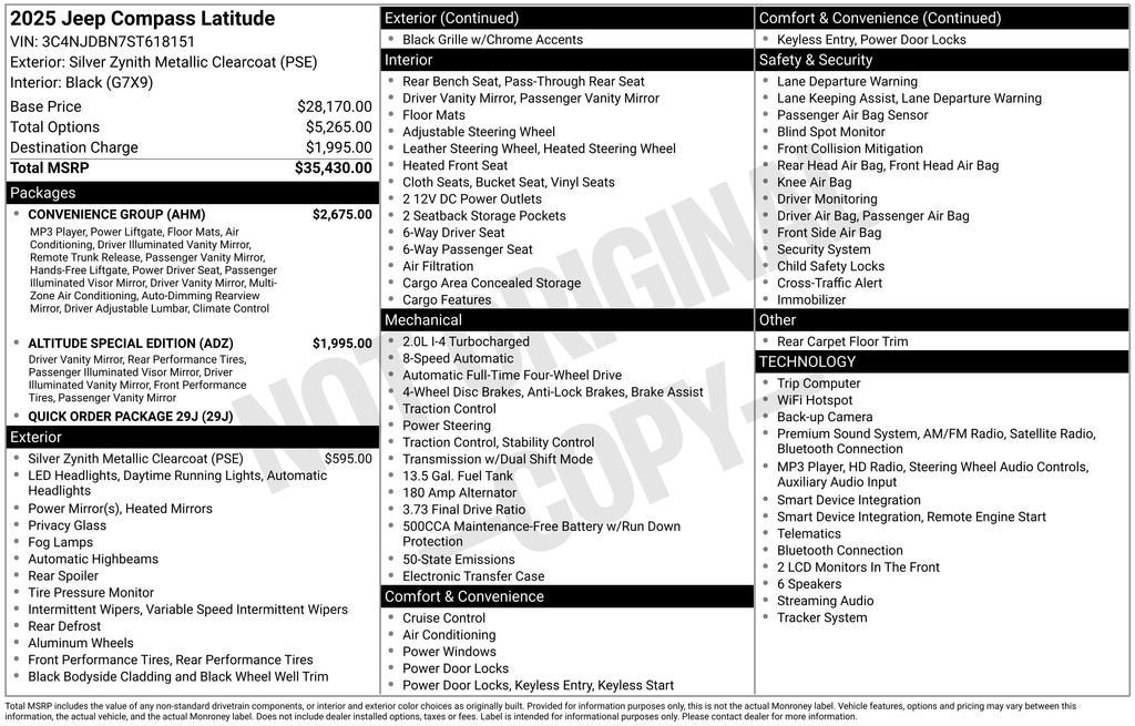 2025 Jeep Compass Latitude