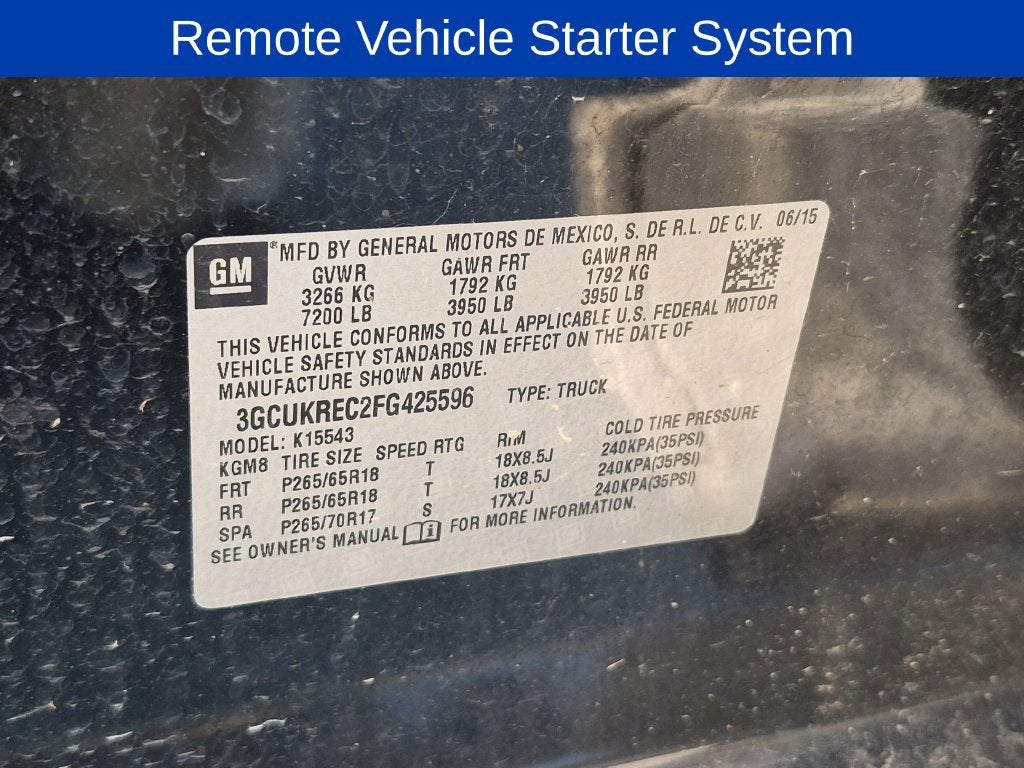 2015 Chevrolet Silverado 1500 LT