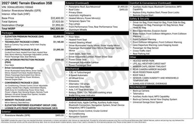 2027 GMC Terrain AWD Elevation