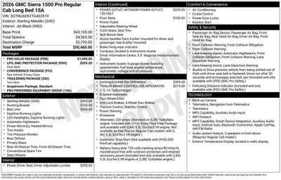 2026 GMC Sierra 1500 Pro