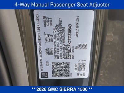 2026 GMC Sierra 1500 Pro
