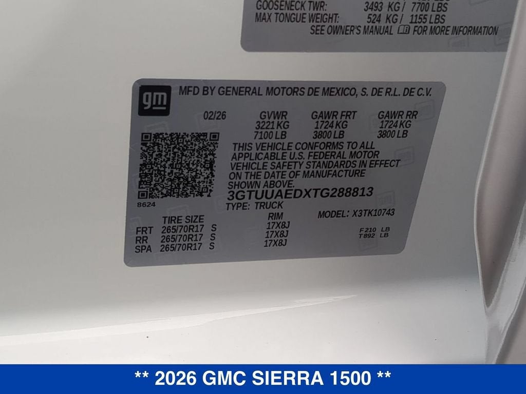 2026 GMC Sierra 1500 Pro