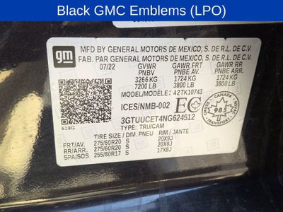 2022 GMC Sierra 1500 Elevation