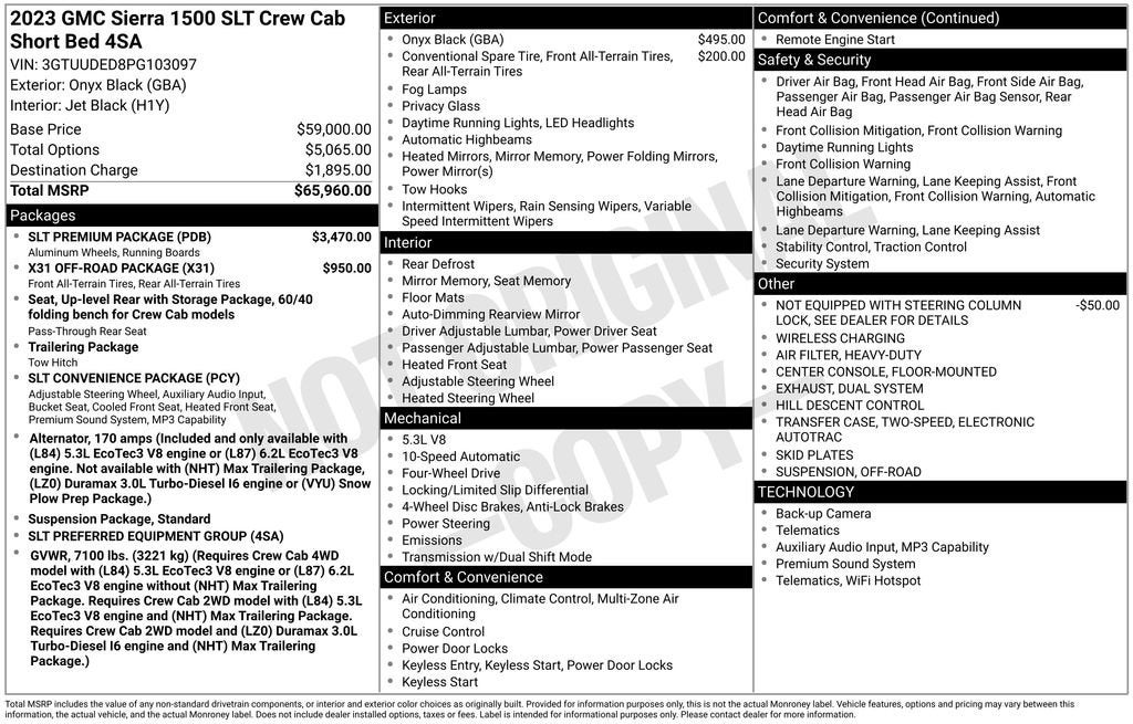 2023 GMC Sierra 1500 SLT