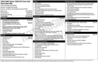 2026 GMC Sierra 1500 AT4