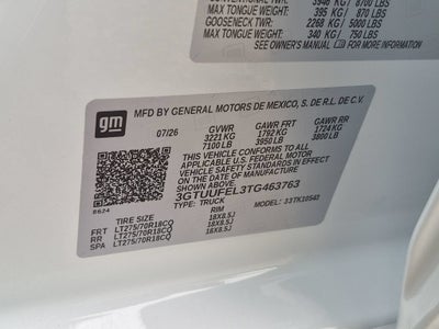 2026 GMC Sierra 1500 AT4X