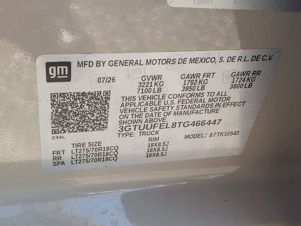 2026 GMC Sierra 1500 AT4X