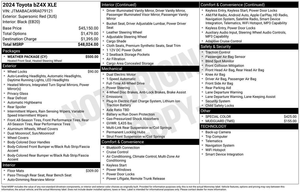 2024 Toyota bZ4X XLE