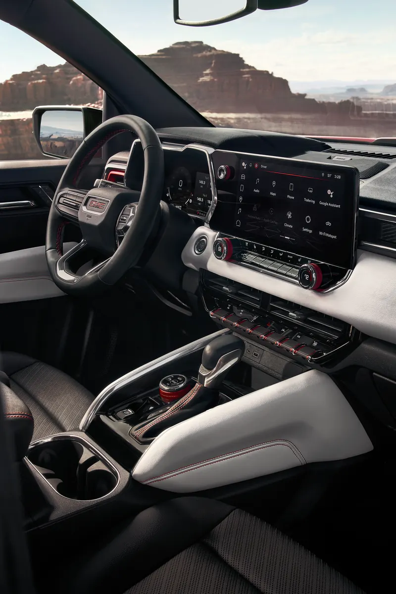 2026 GMC Canyon infotainment system at Balise GMC in Springfield MA