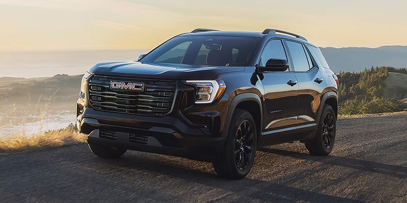 GMC Terrain SUV coastal hillside