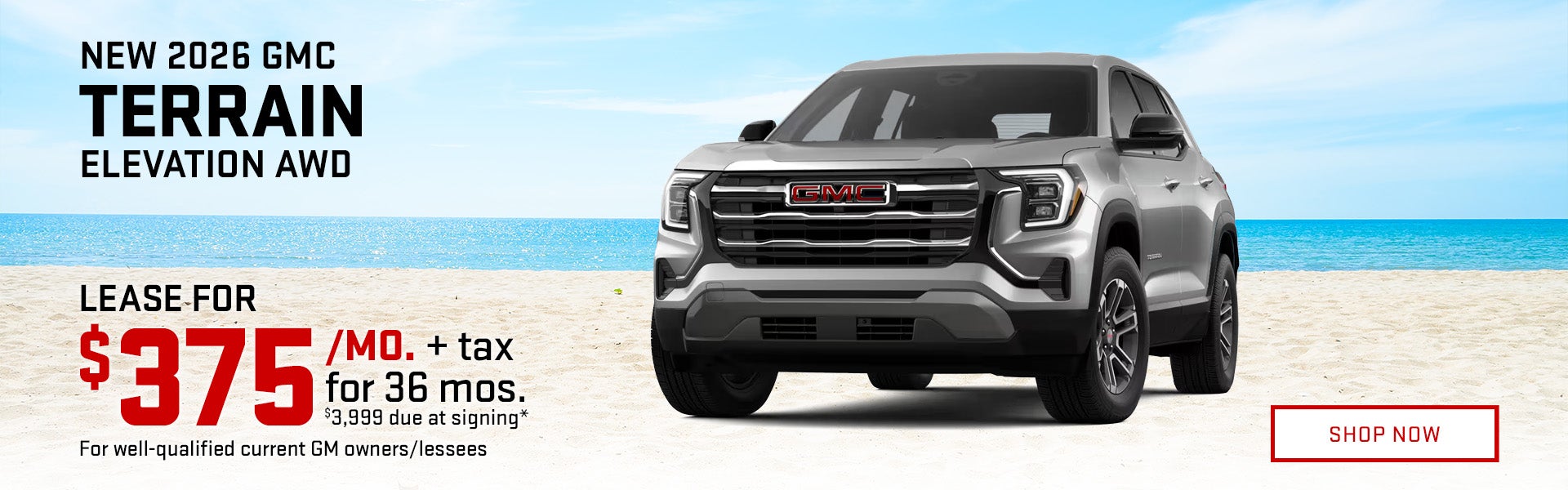 New 2026 GMC Terrain Elevation AWD